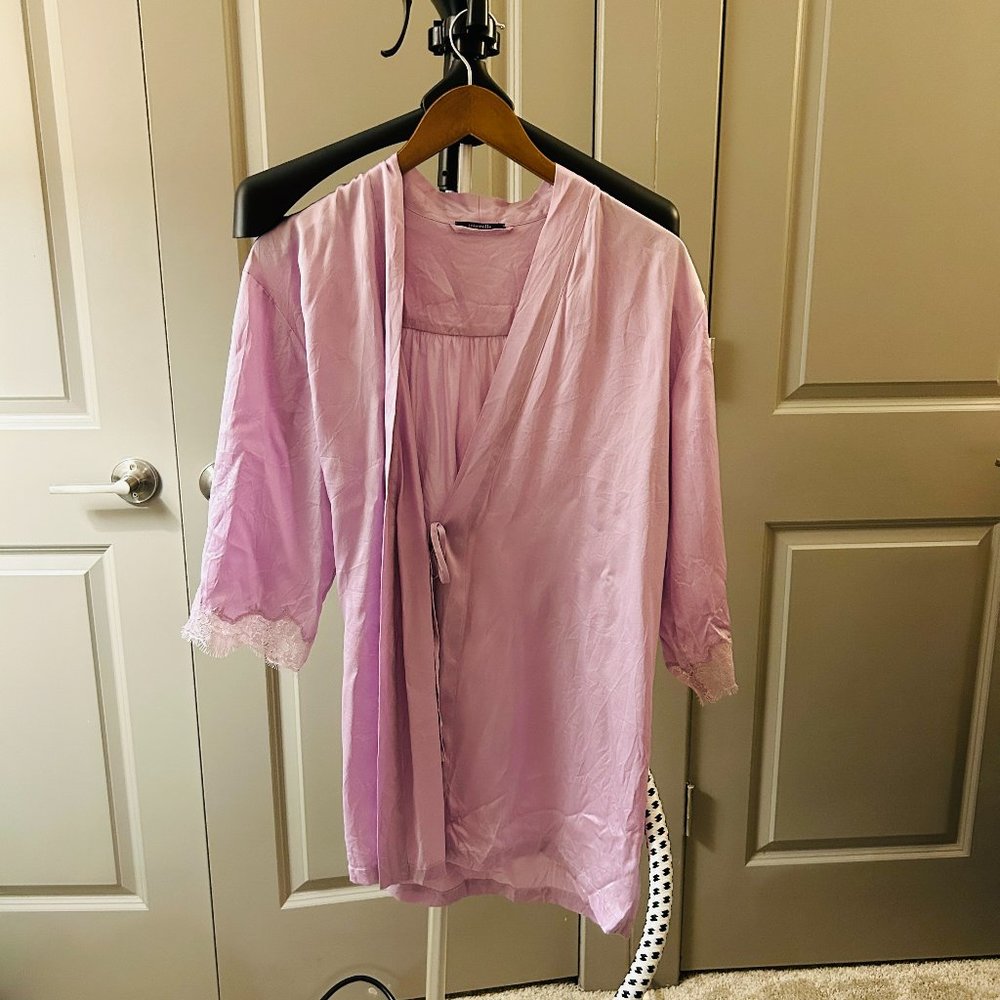 Silk robe